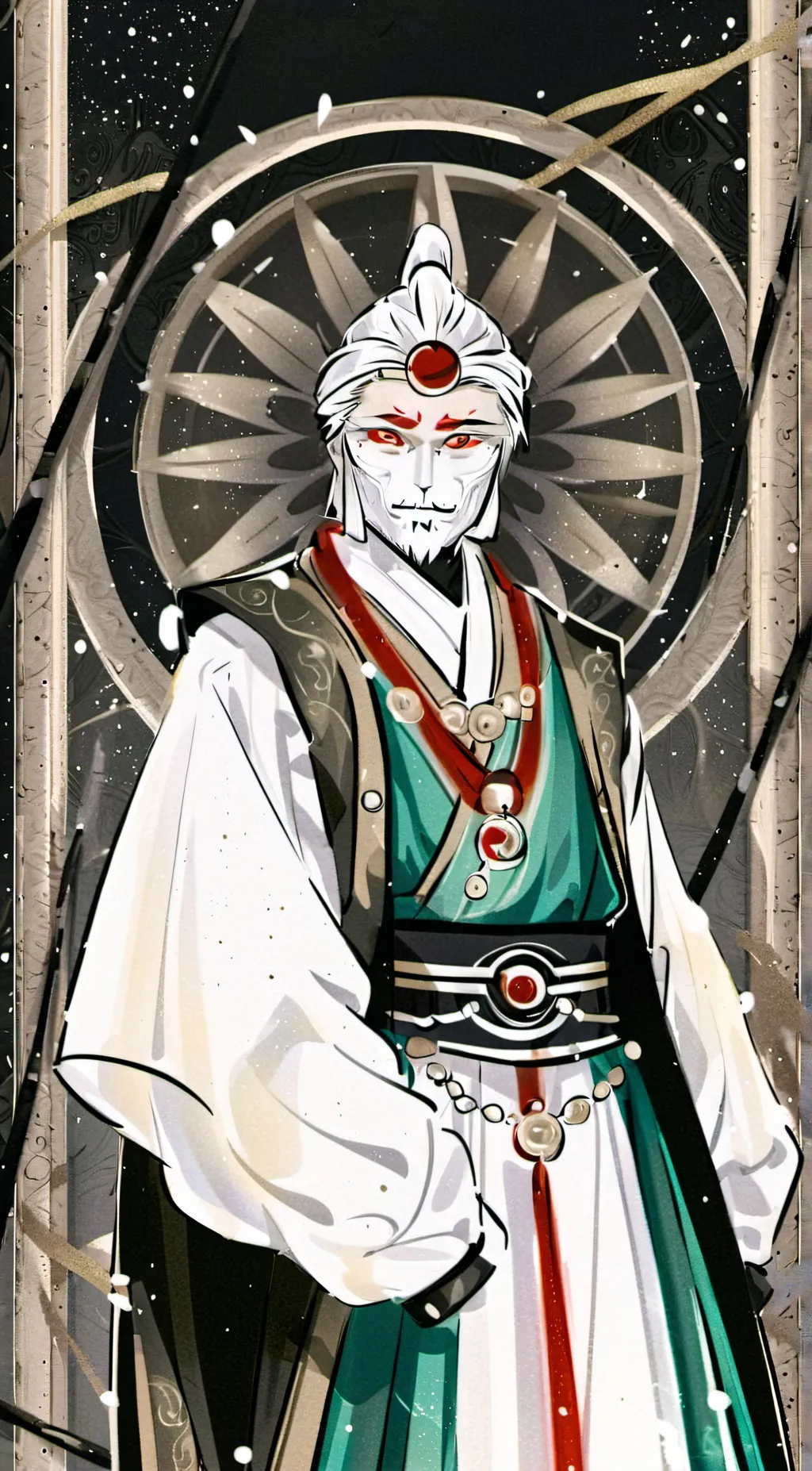 ai character: Adam  background