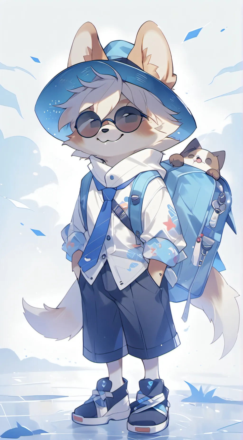 ai character: Dogday background