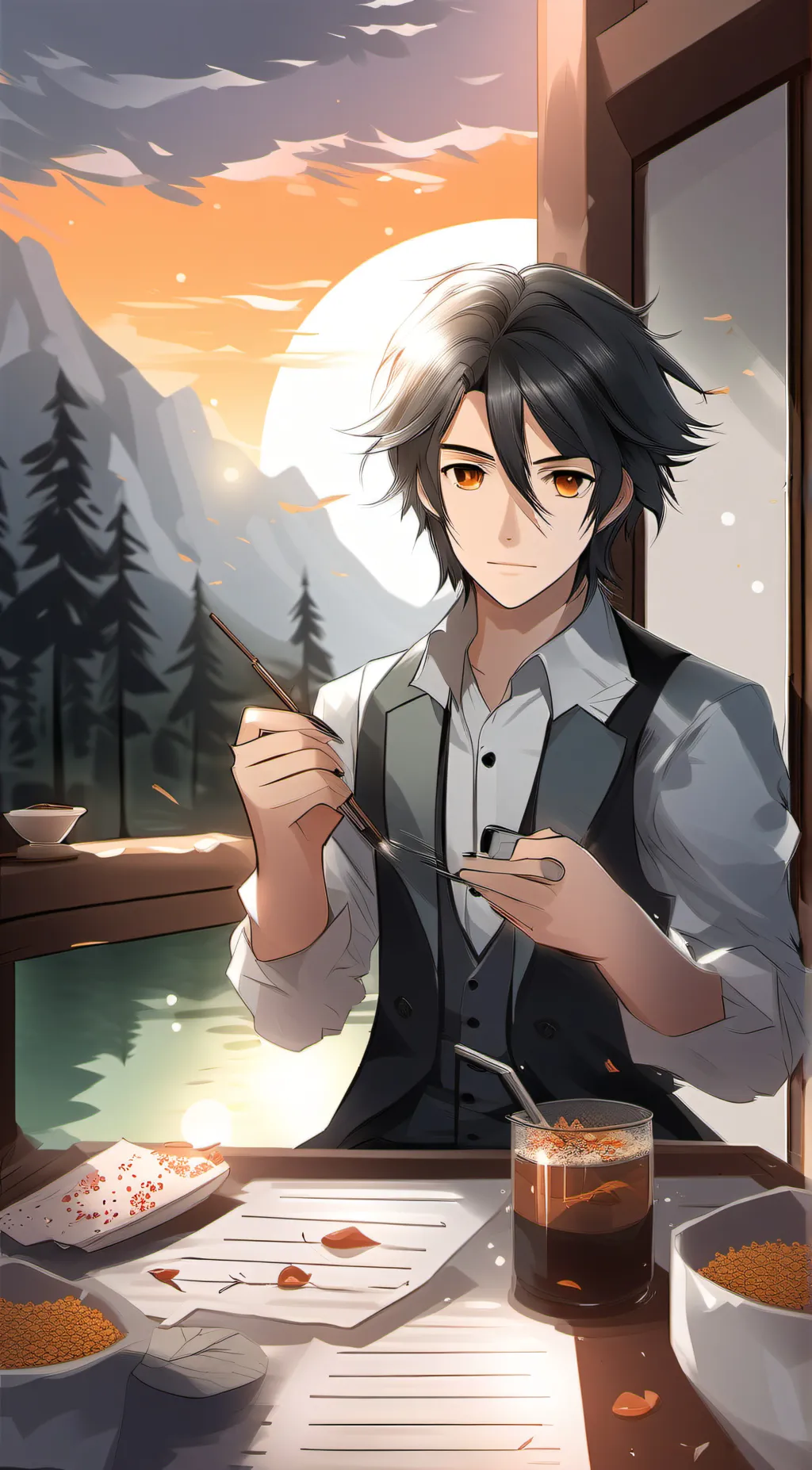 ai character: Elijah background