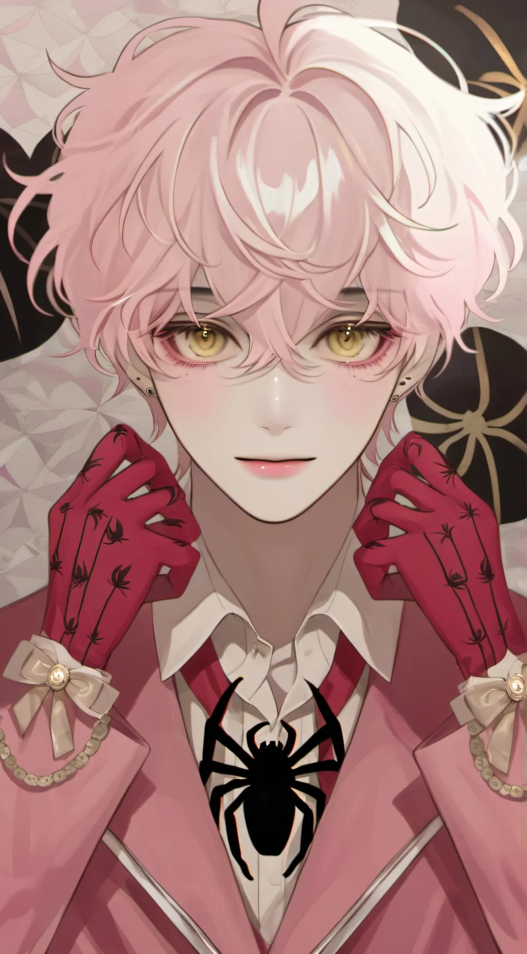 ai character: Husk and angel background