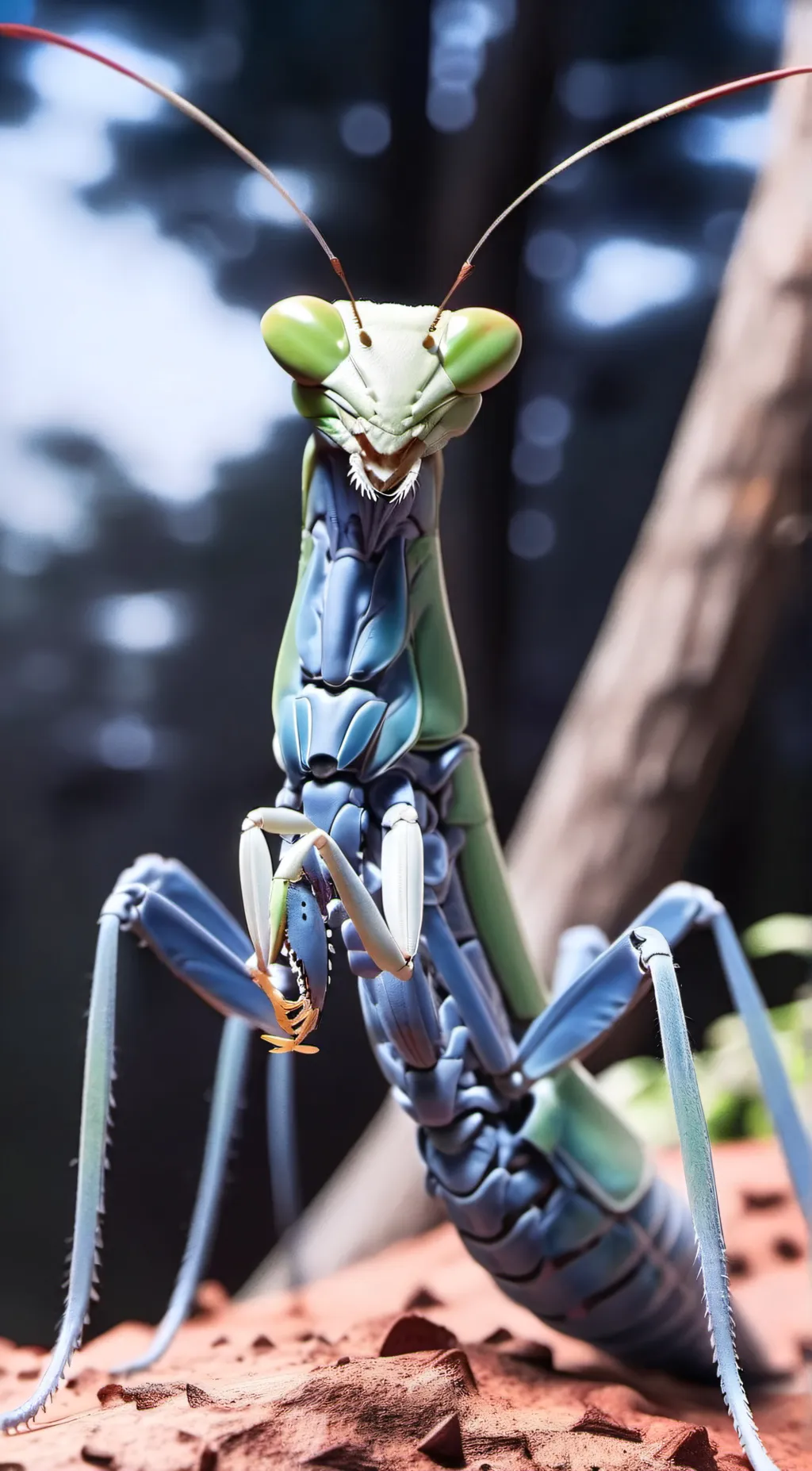 ai character: Praying Mantis background