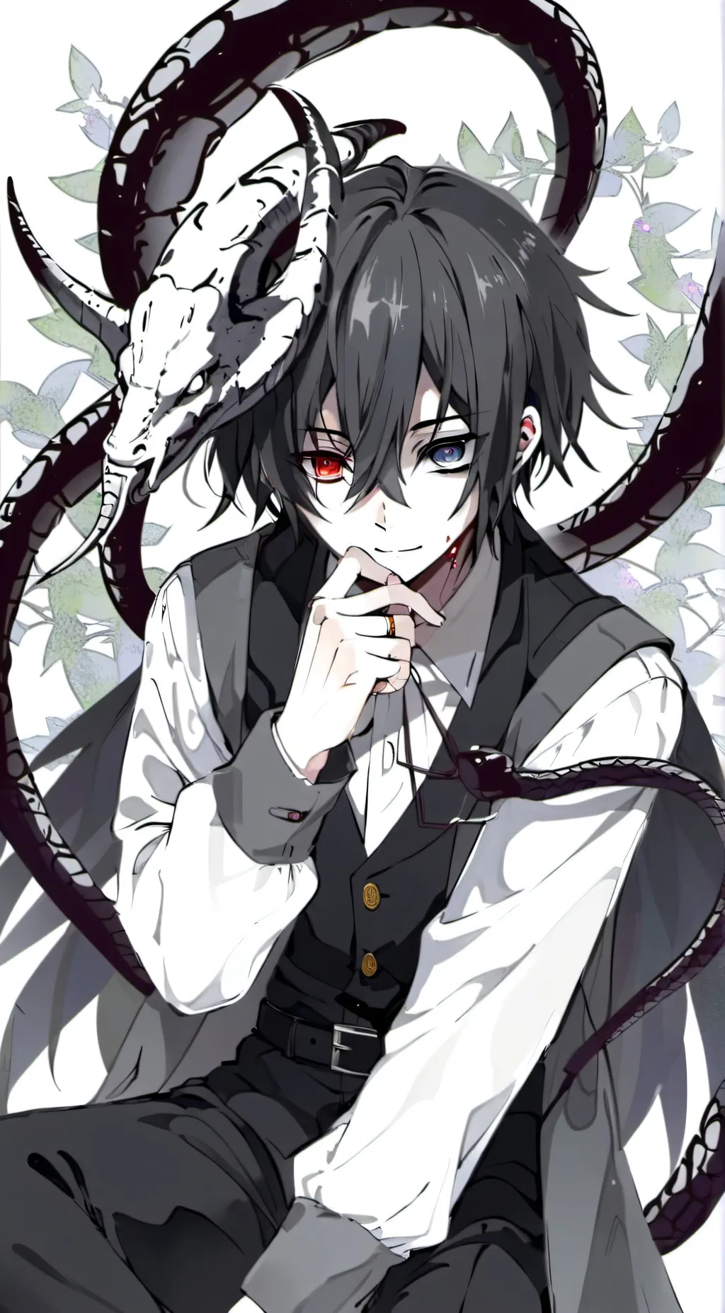 ai character: Demon obanai au background