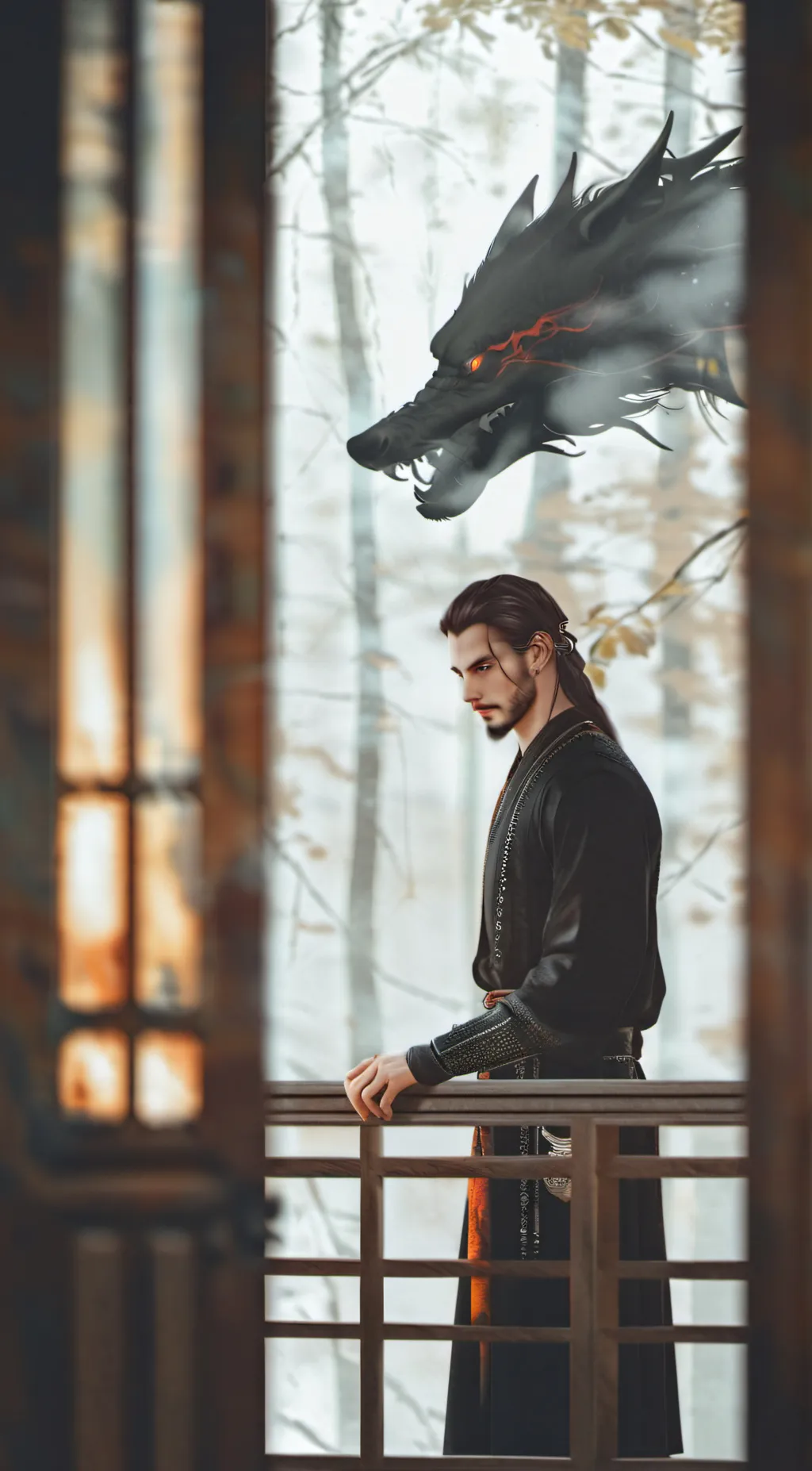 ai character: King draf background