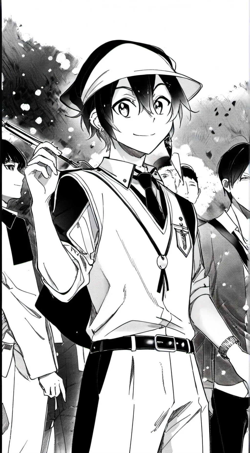 ai character: Killer sans background