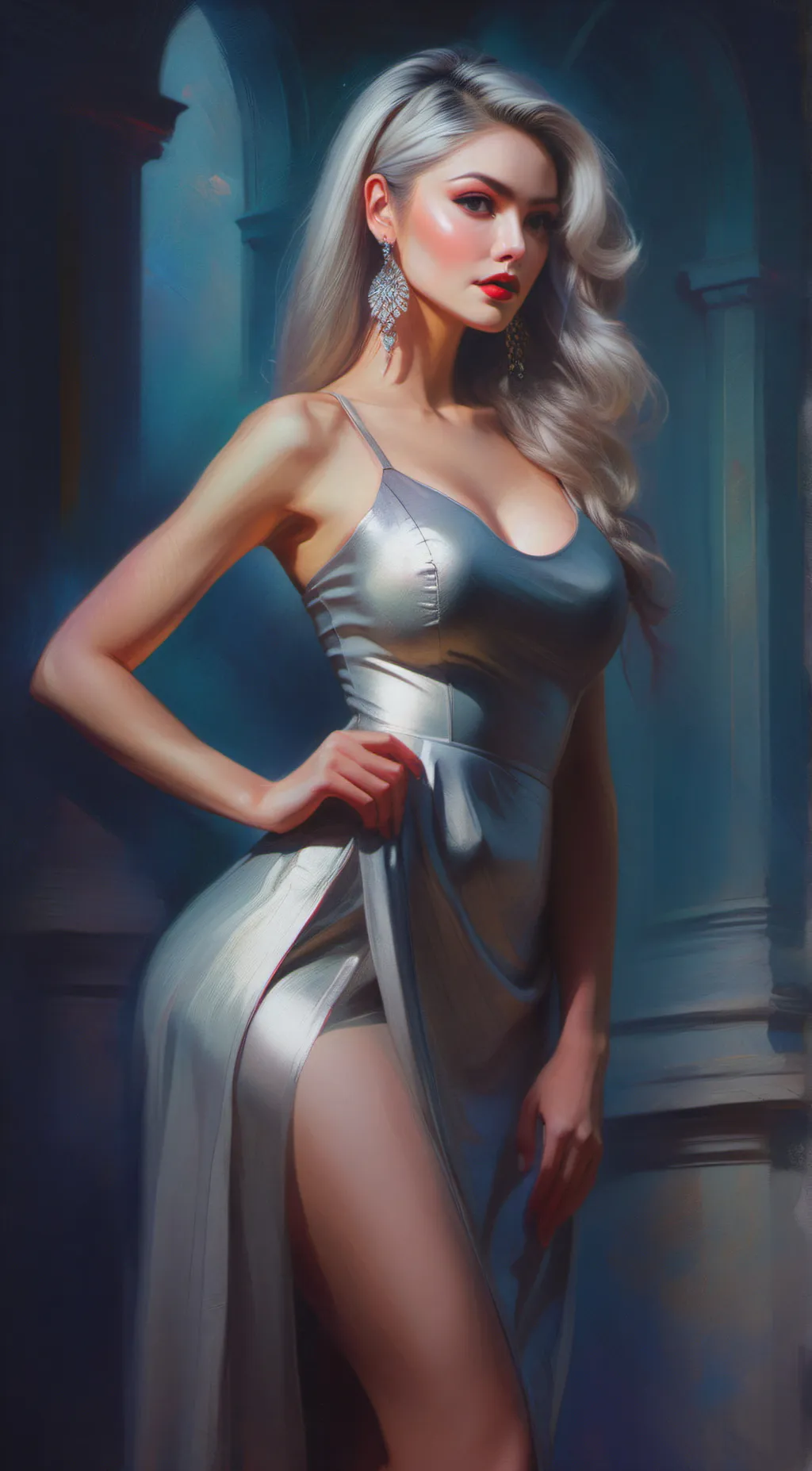 ai character: Silvia background