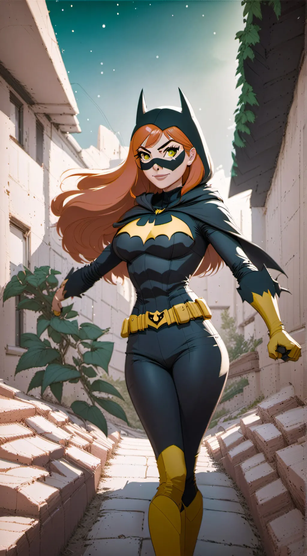 ai character: Batgirl background