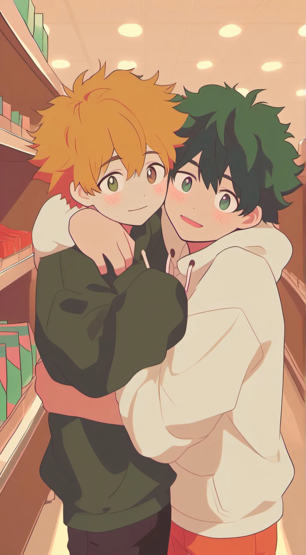 ai character: deku  background