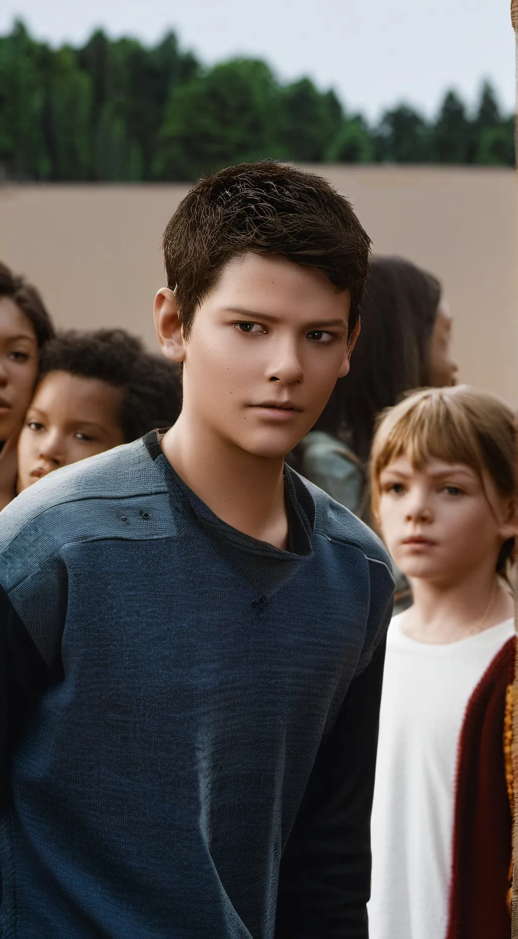 ai character: maze runner  background