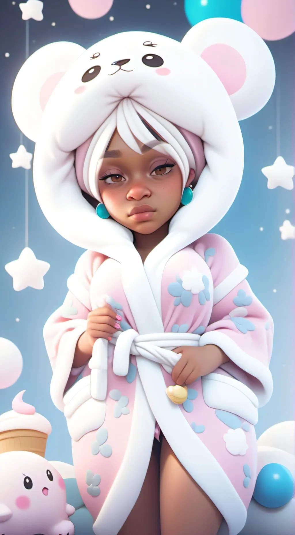 ai character: katie  background