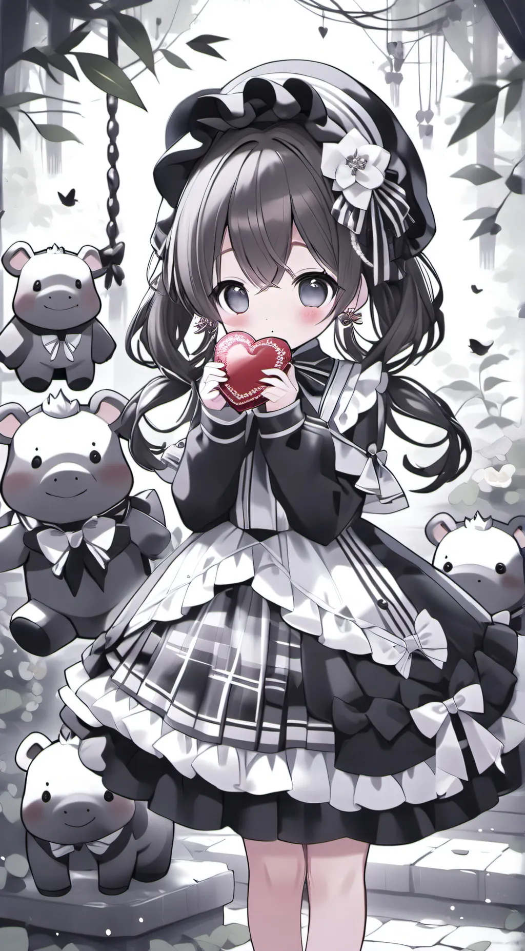 ai character: Luna background