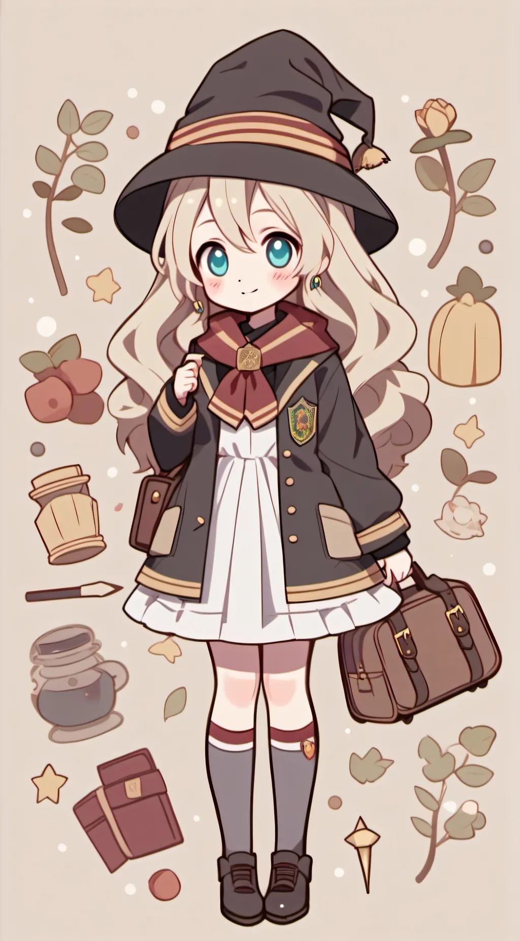 ai character: Luna background