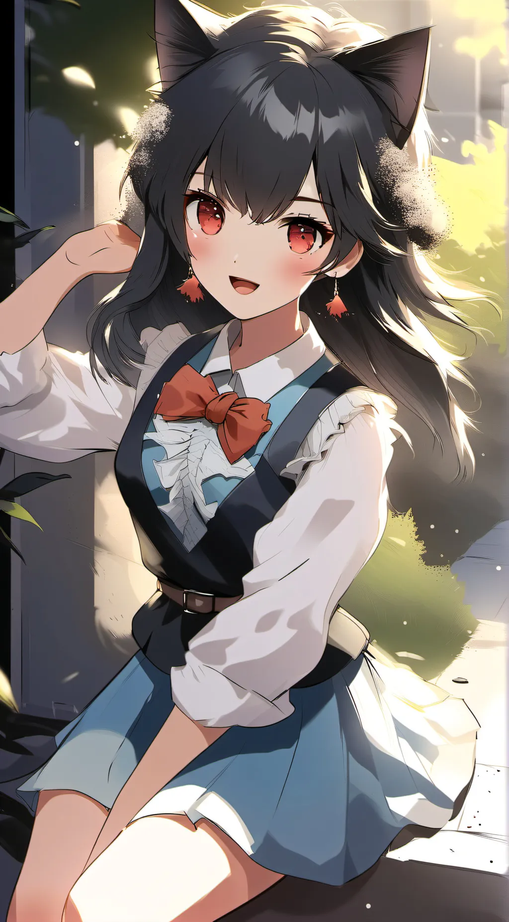 ai character: Sandy background