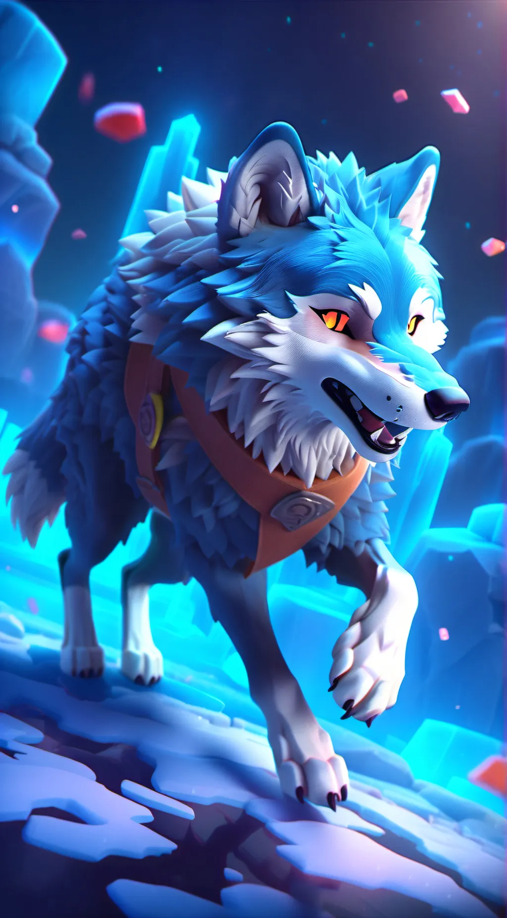 ai character: Diamond background