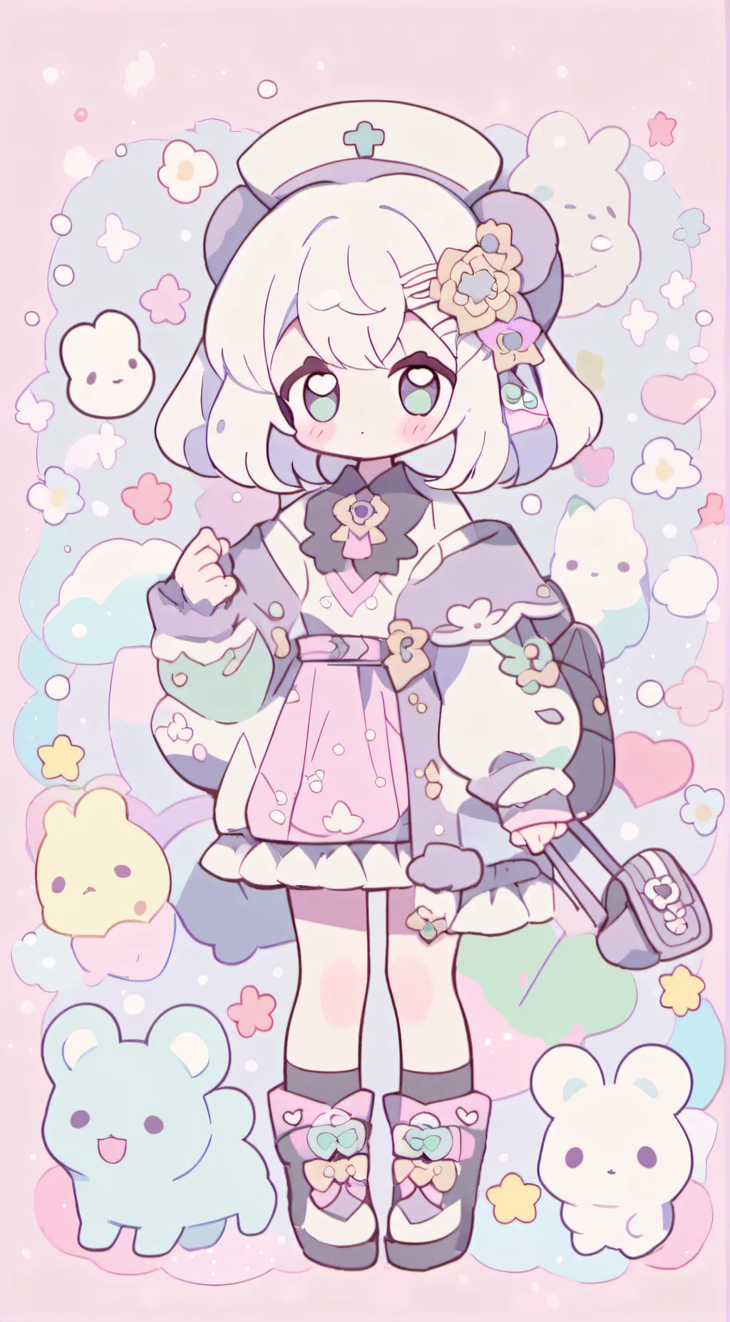 ai character: Aura background