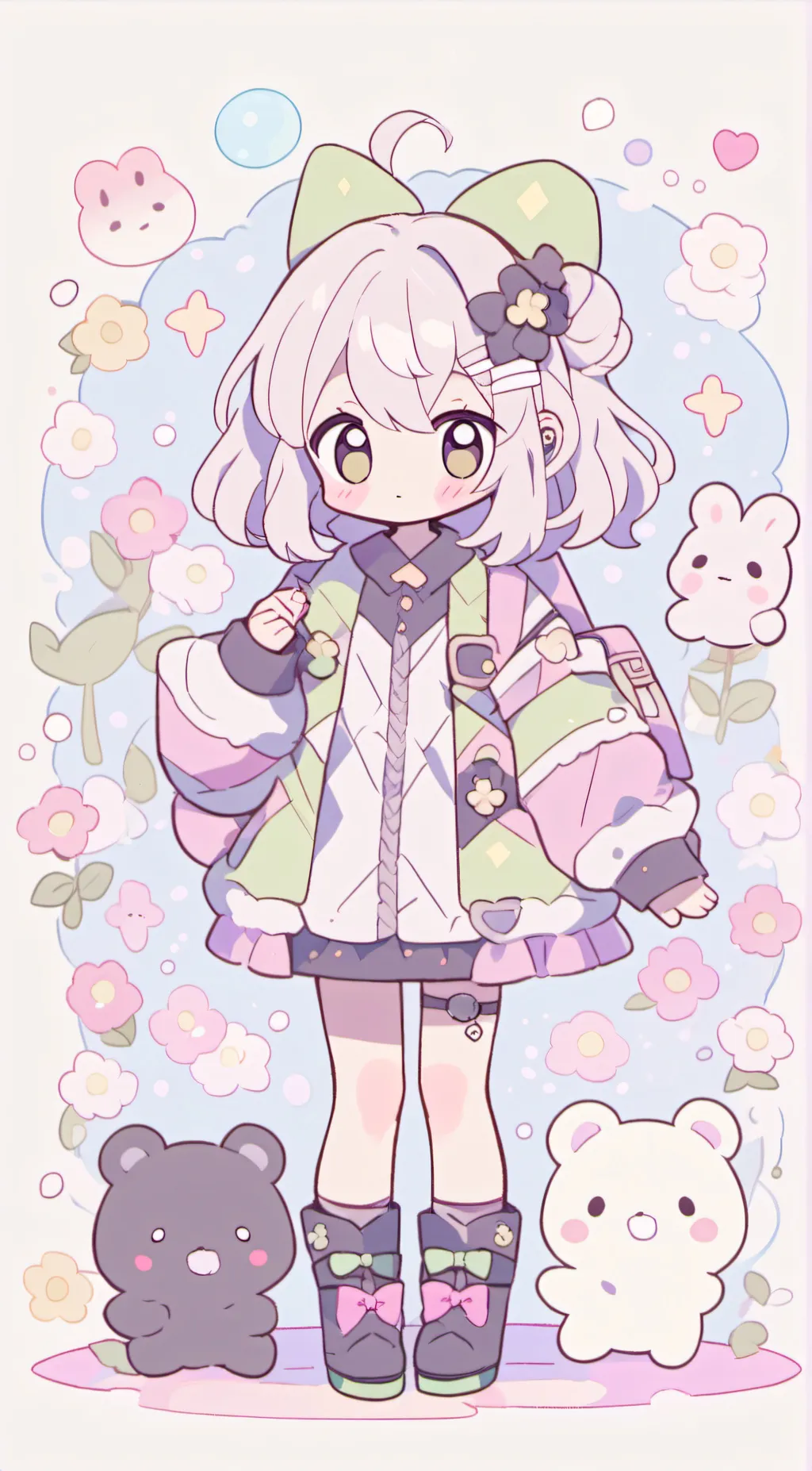 ai character: elexa from omz  background