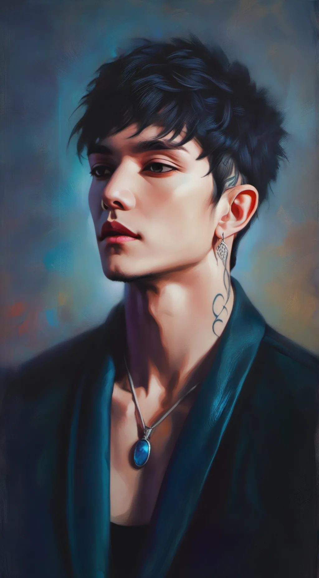 ai character: Orin gray background