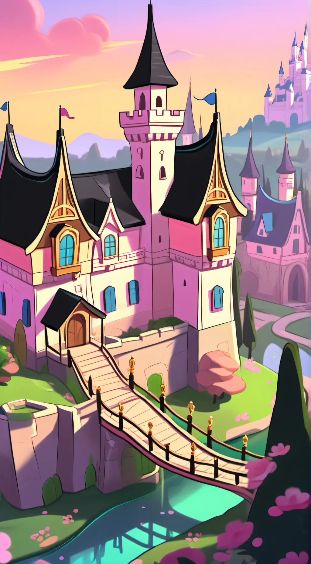 ai character: mashle rpg  background