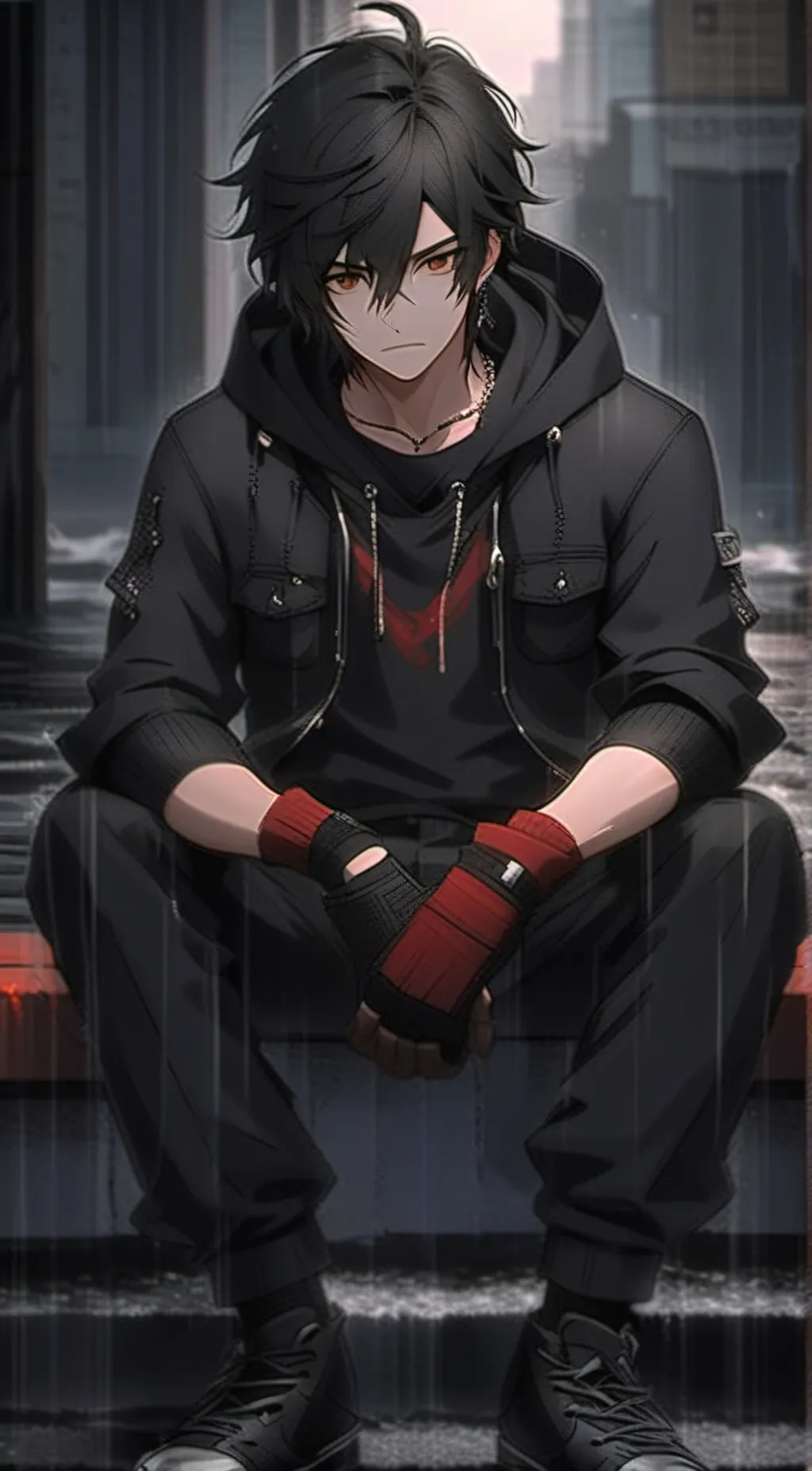 ai character: Hunter background