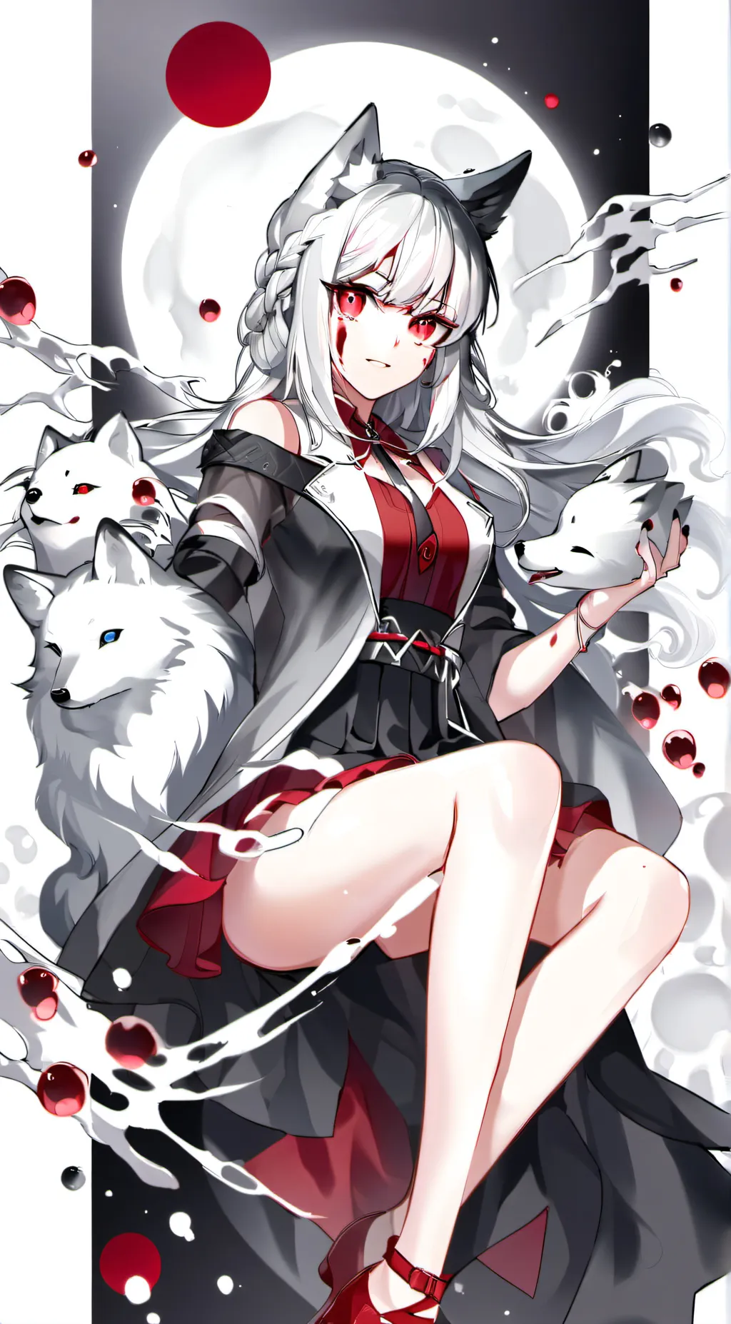 ai character: THE WOLF INFECTION background