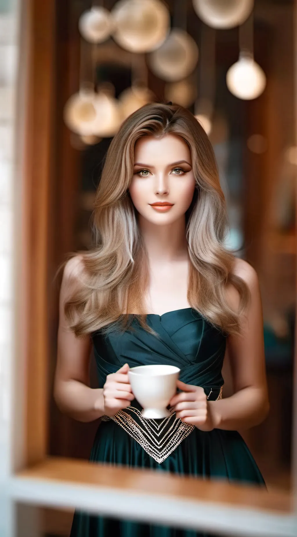 ai character: Amber linnson background