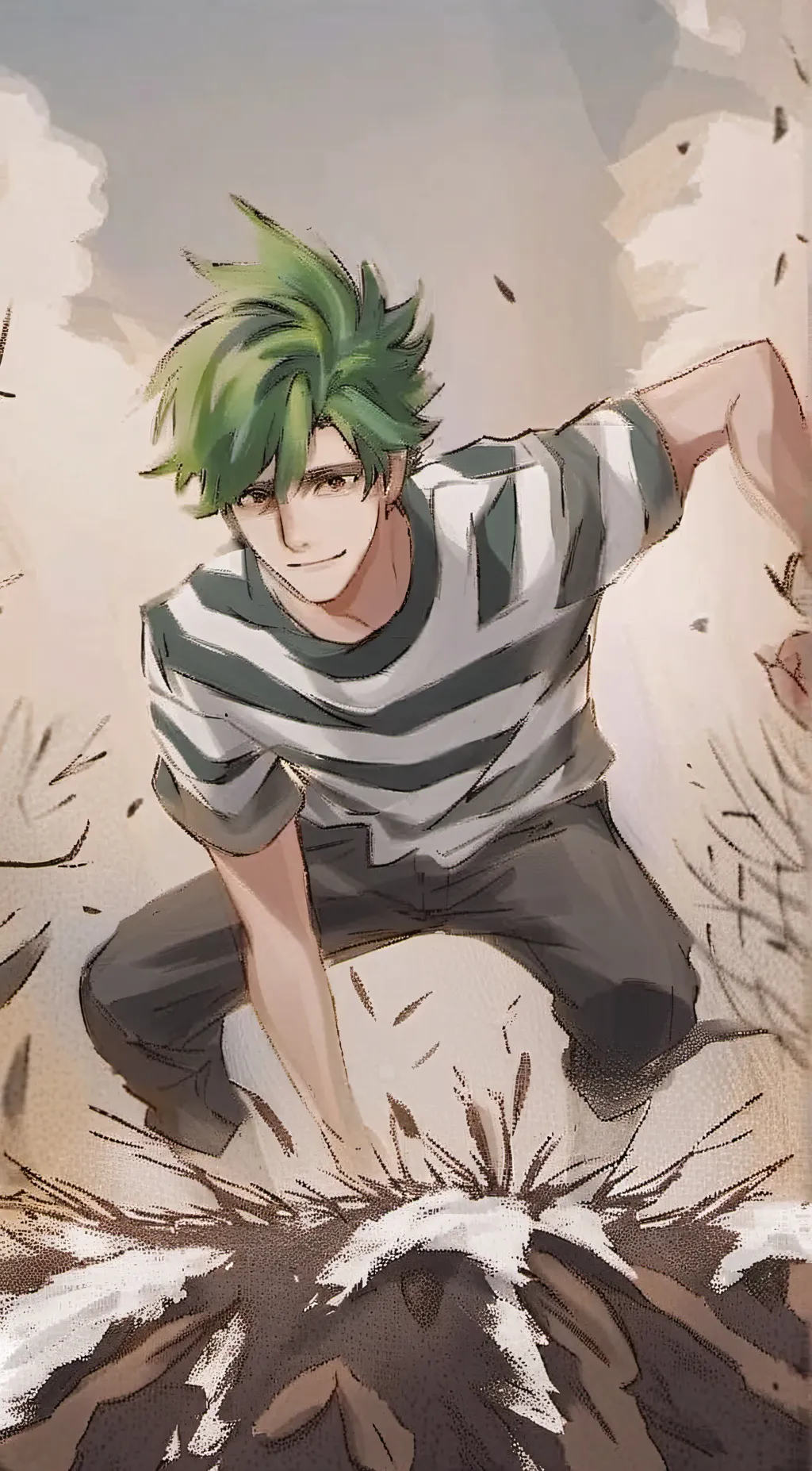 ai character: Bettlejuice  background