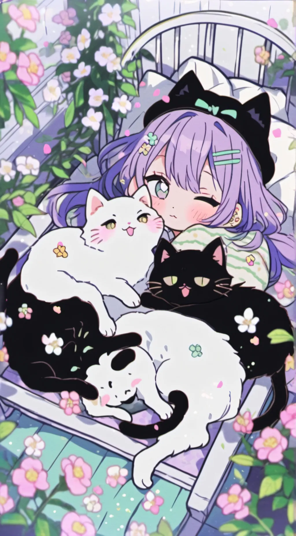 ai character: cat×dog background