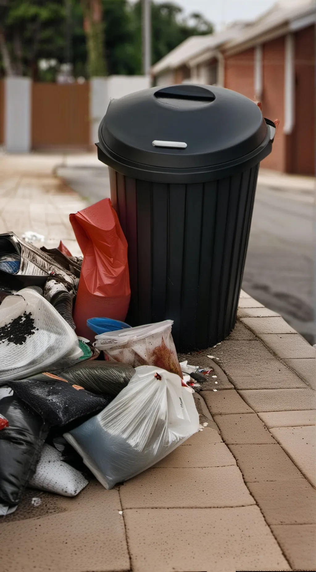 ai character: TRASH background