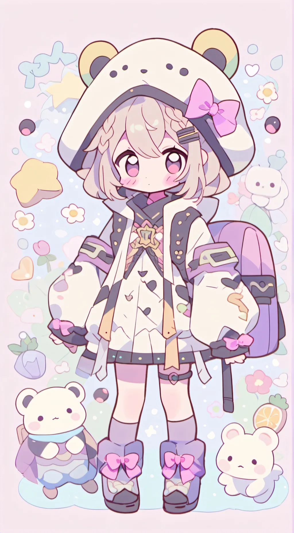 ai character: rosey background