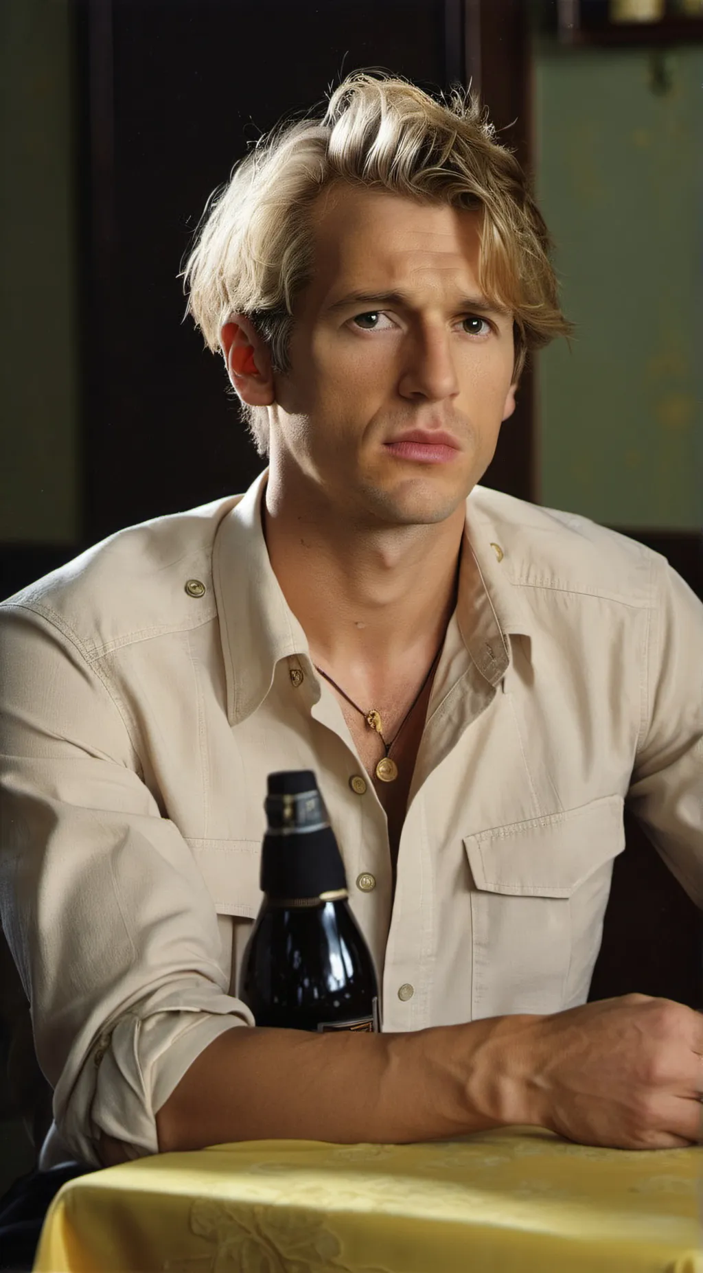 ai character: Paul Renner  background