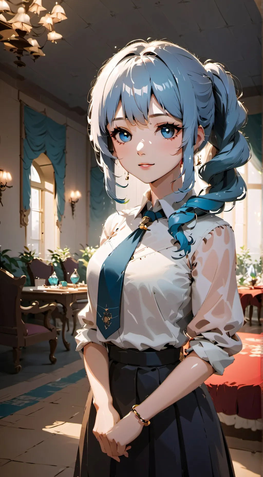 ai character: Miku background