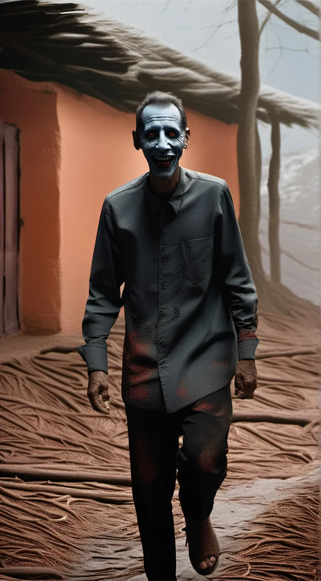 ai character: Smile-Man background