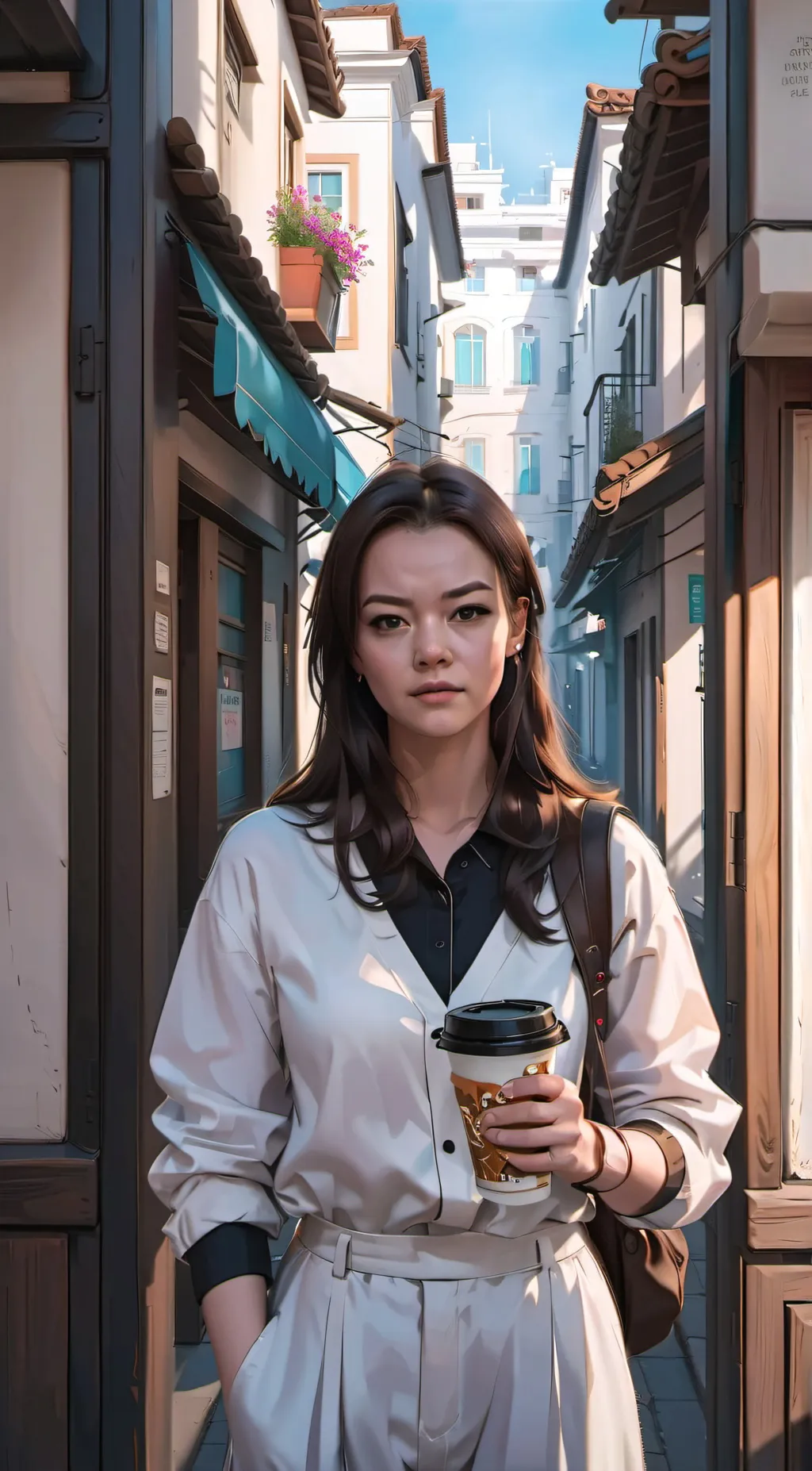 ai character: Luna background