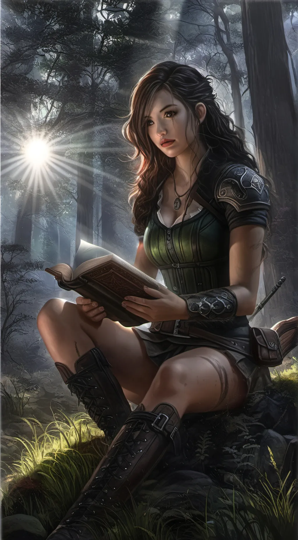 ai character: Aria background