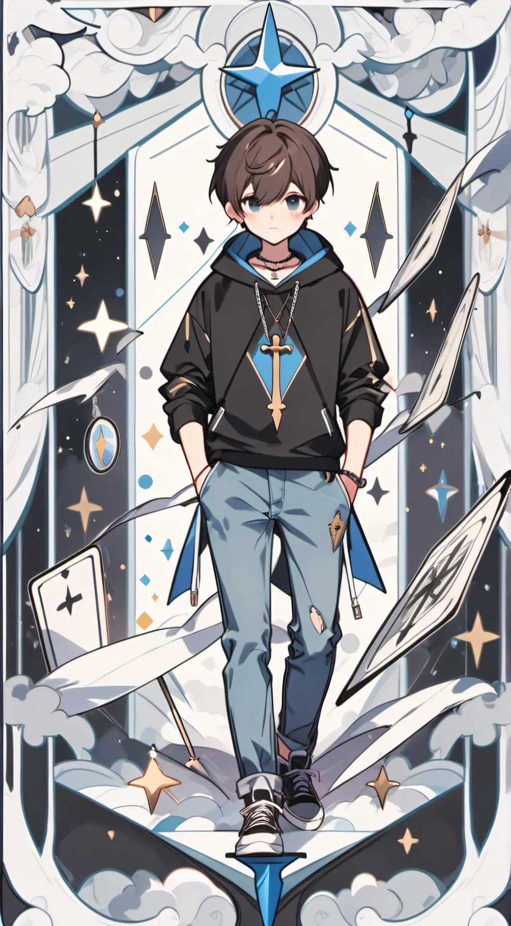 ai character: steven background