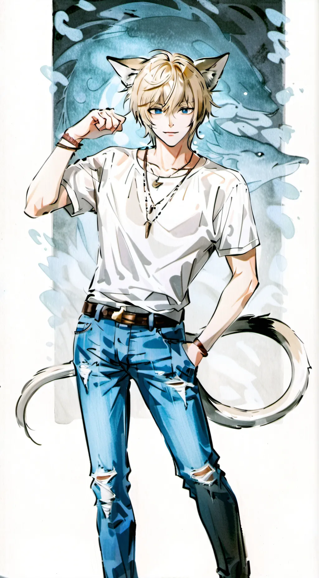 ai character: Charlie background