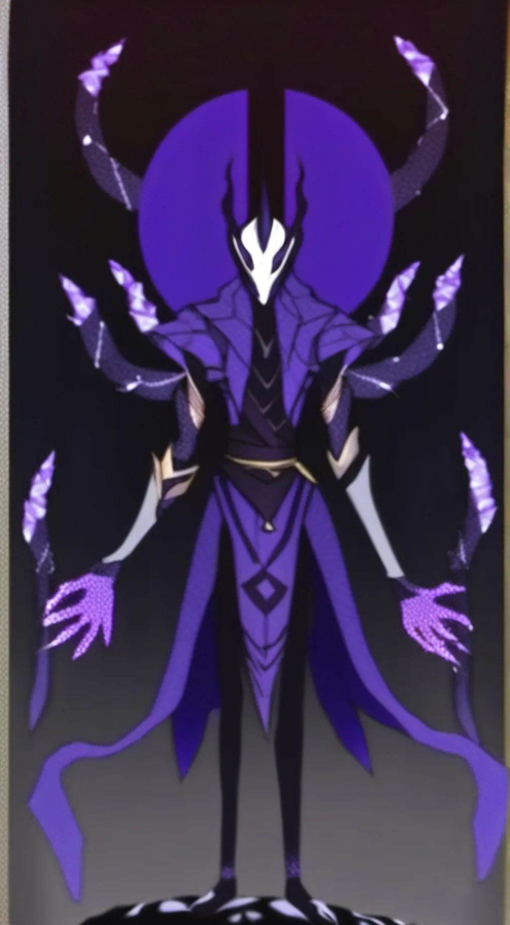 ai character: Purple Ai background