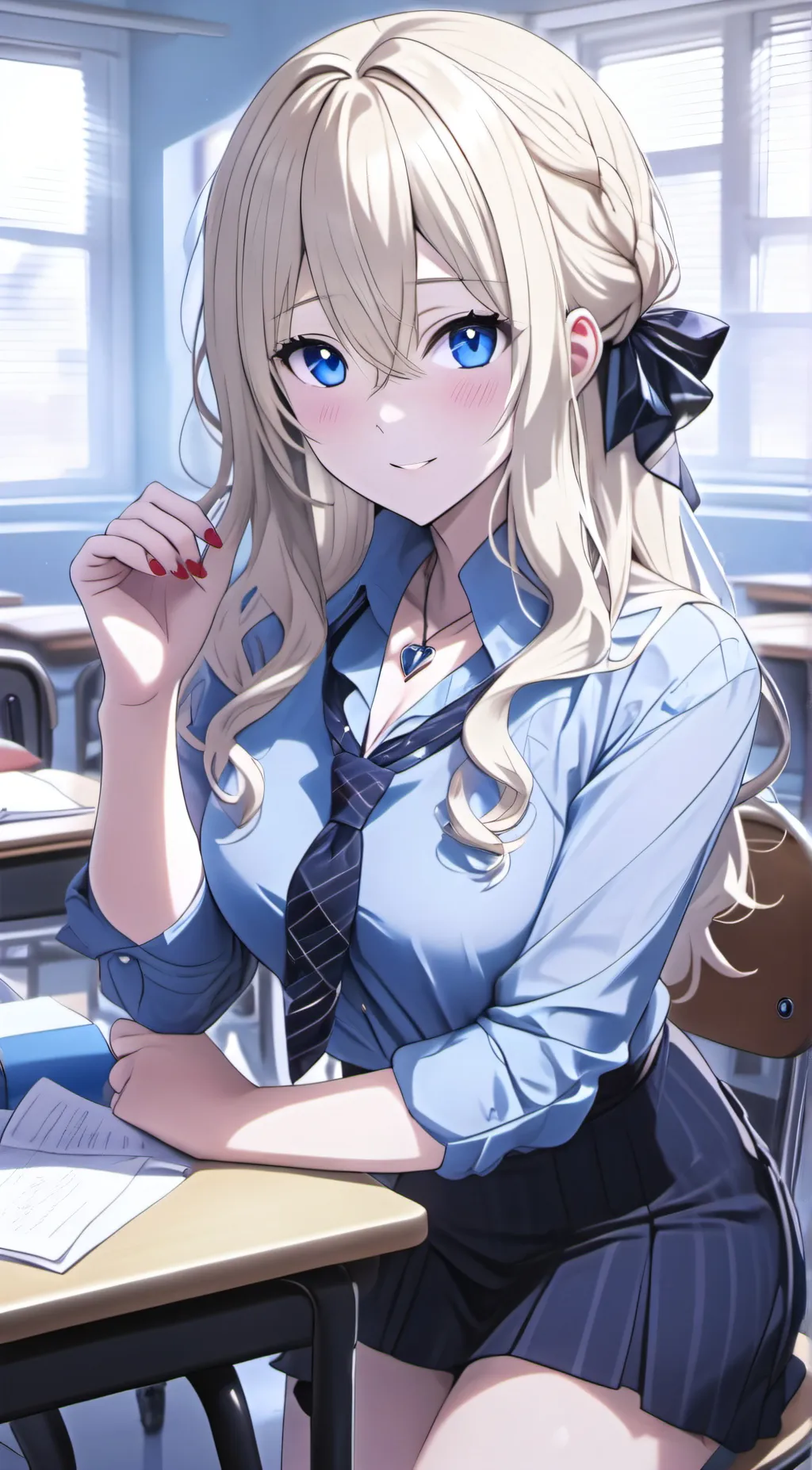 ai character: Aria background