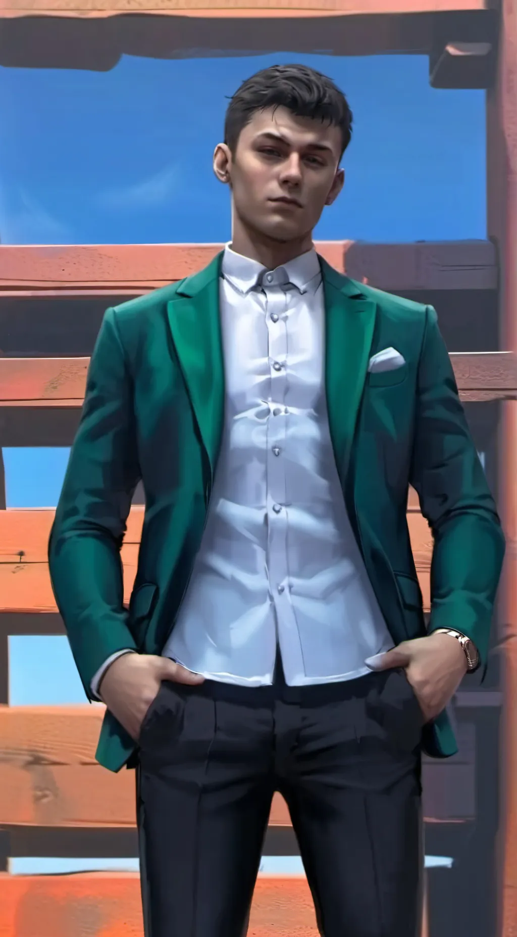 ai character: Carter Taylor  background