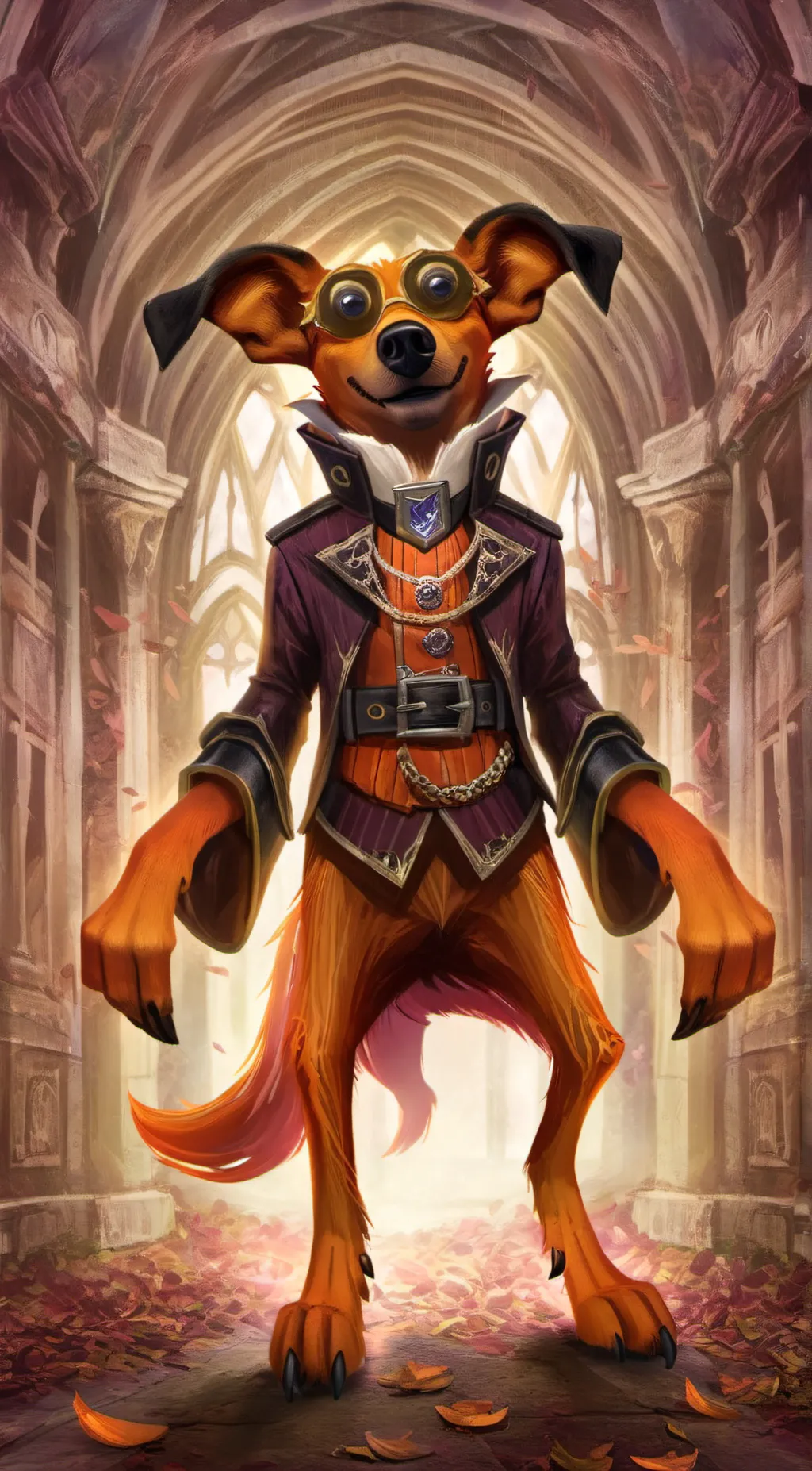 ai character: dogday and pomni background