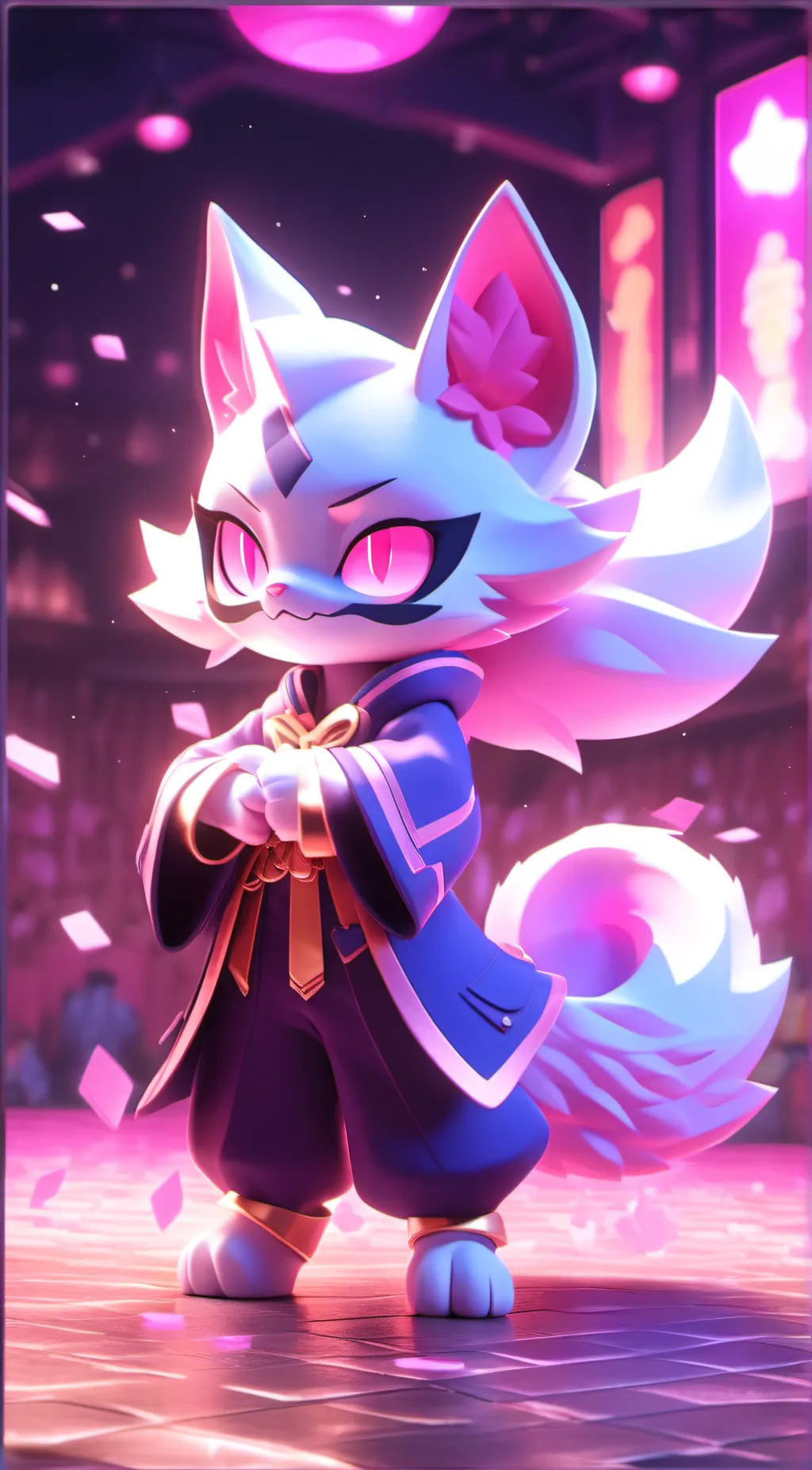 ai character: Milezy background