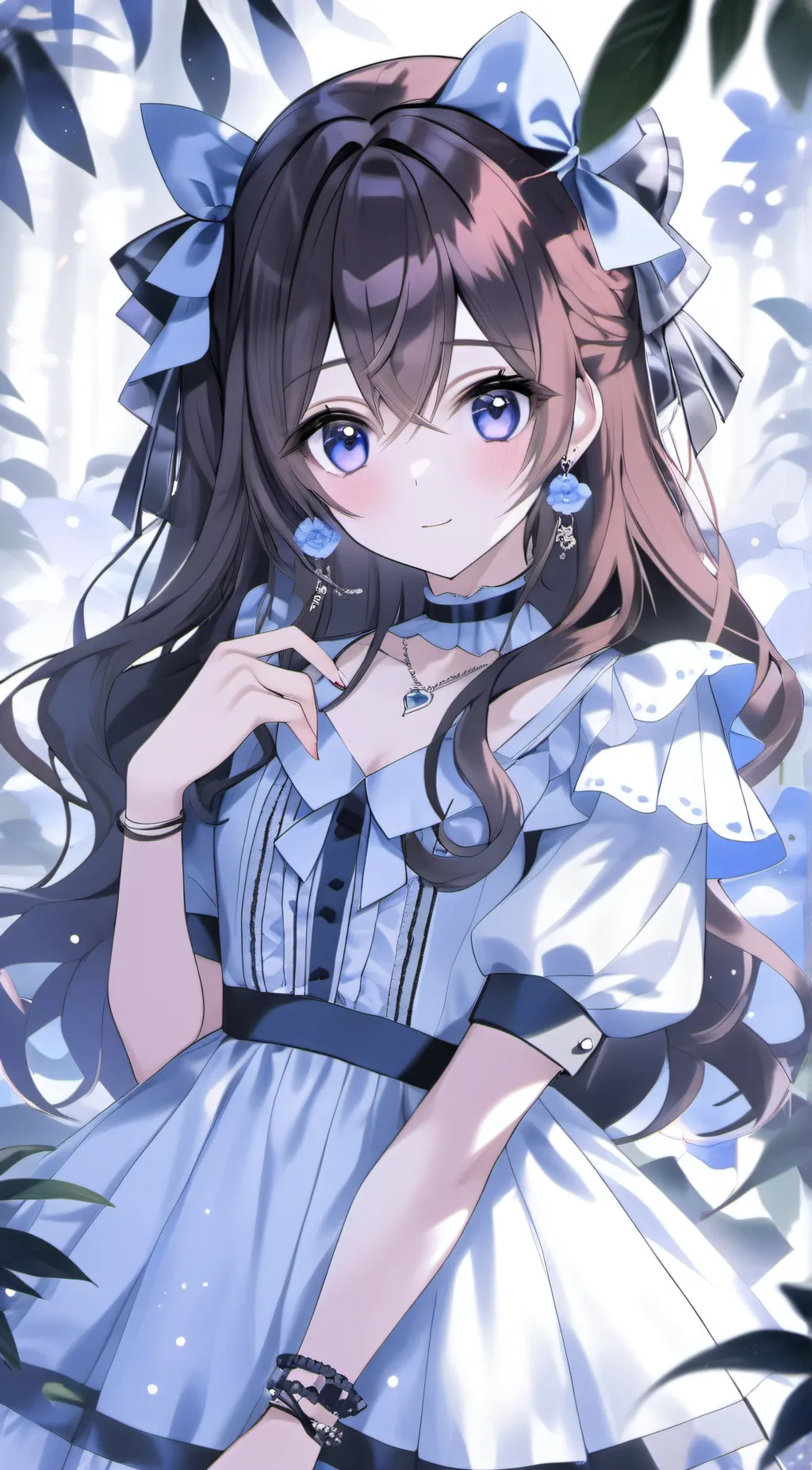 ai character: rose background