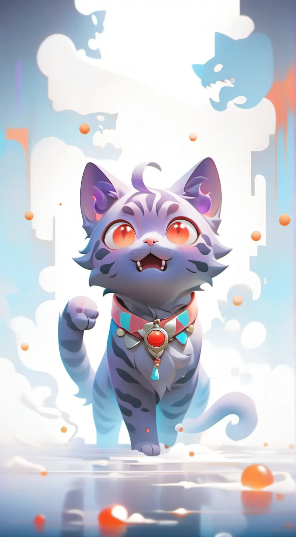 ai character: S-M-I-L-E background