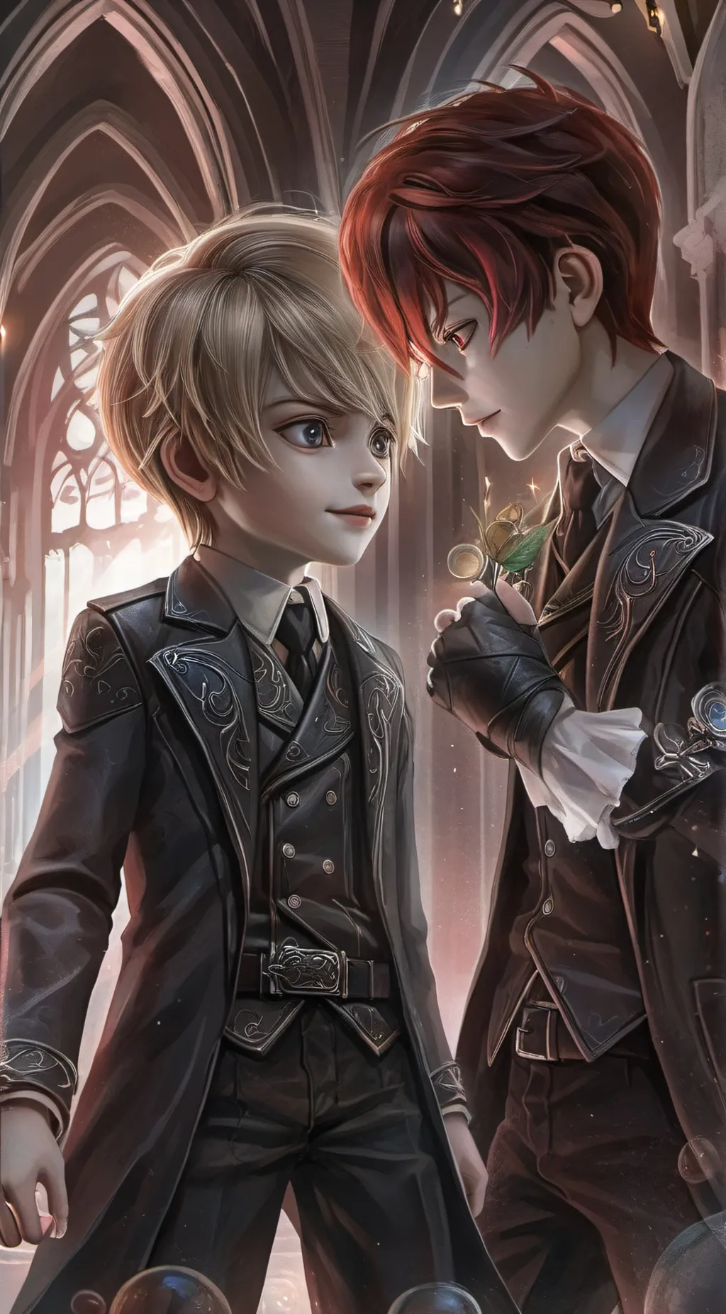 ai character: Hero vs Zero background