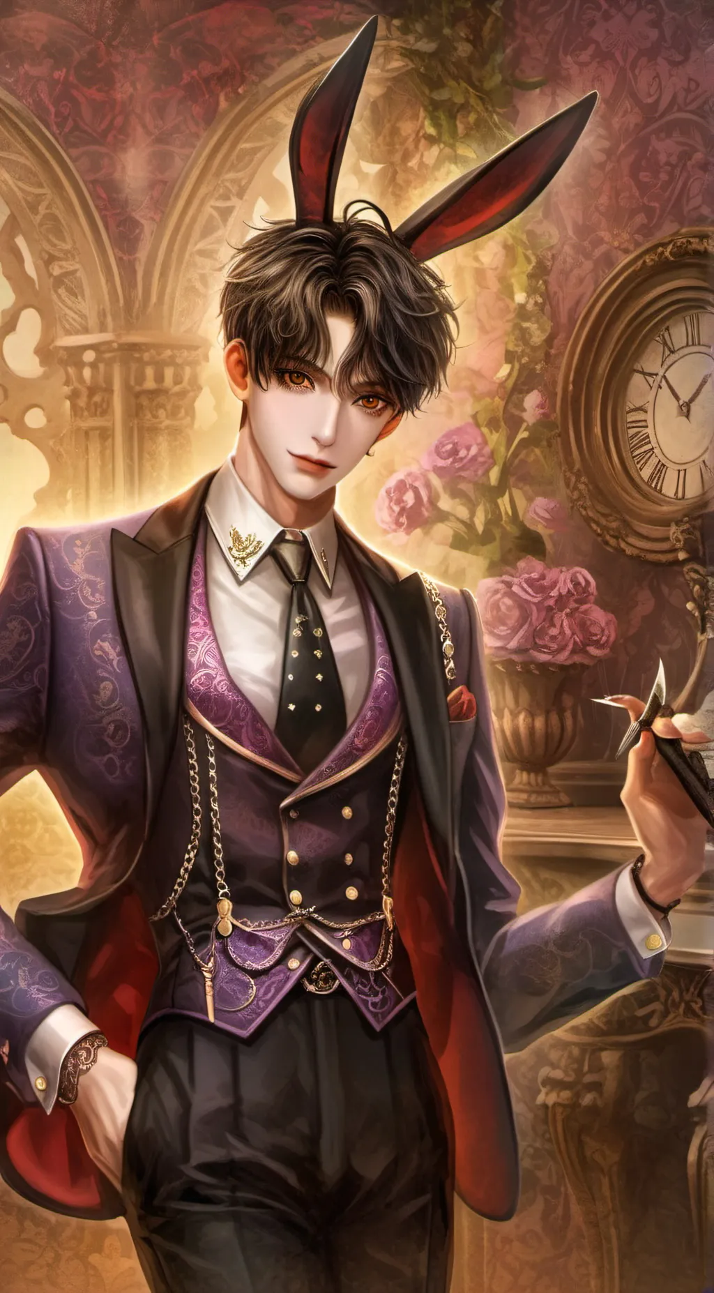 ai character: Spring background