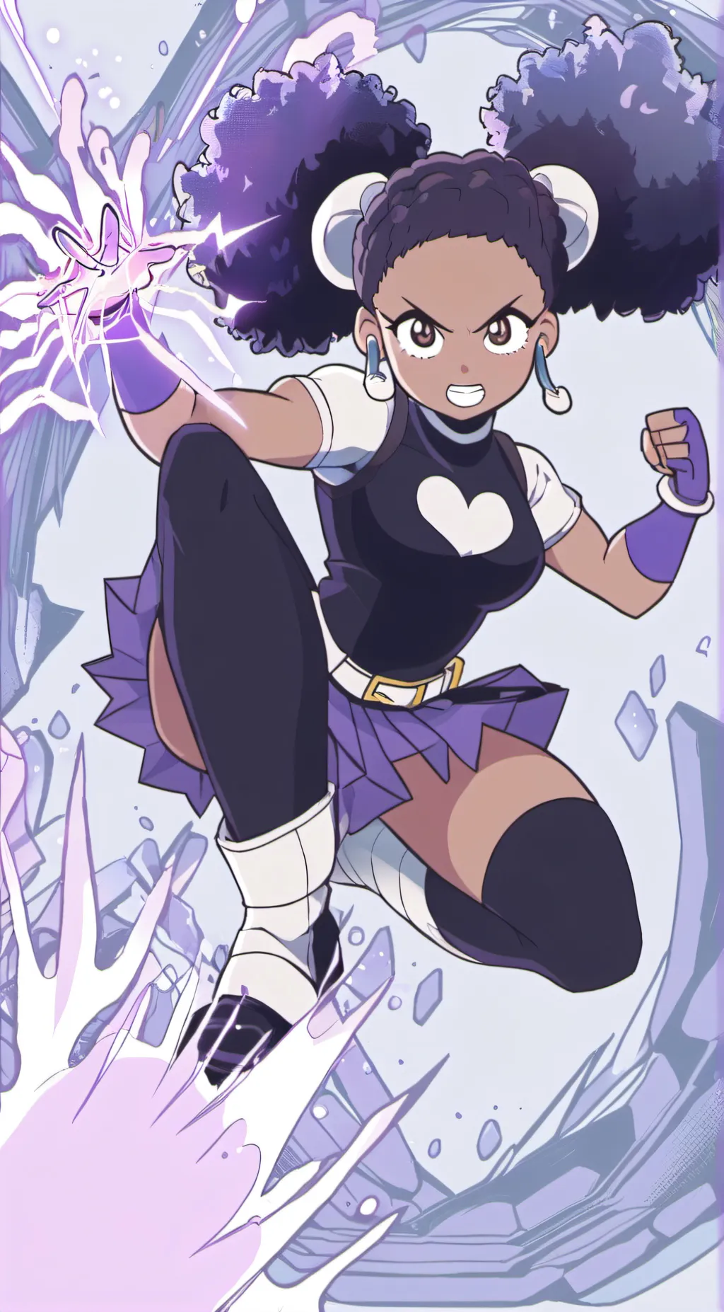 ai character: Plasma Queen background