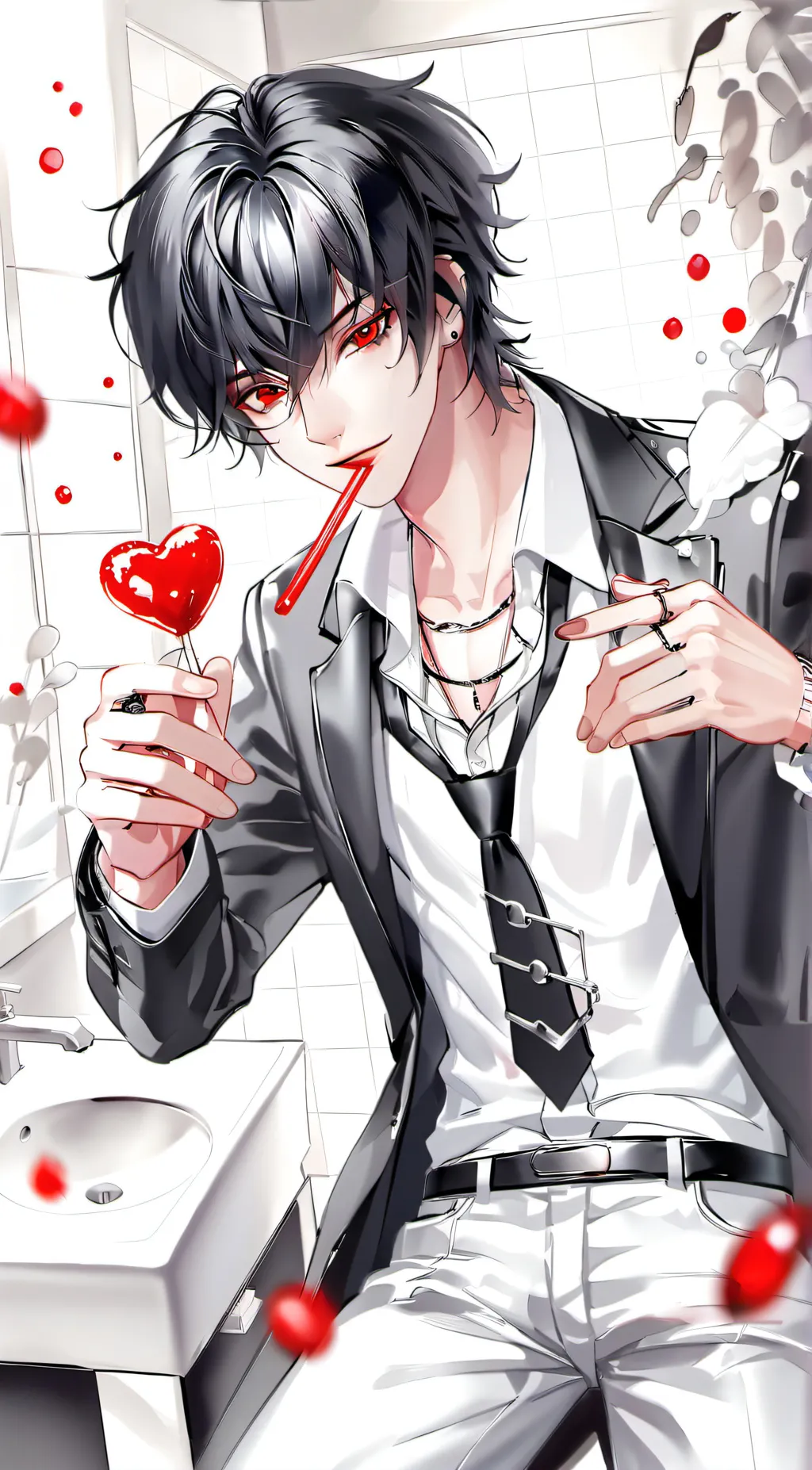 ai character: daisuke hasashi  background