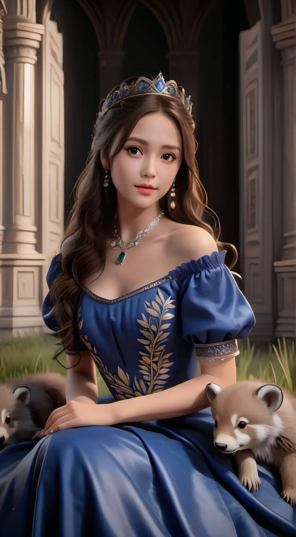 ai character: Royalty mha background