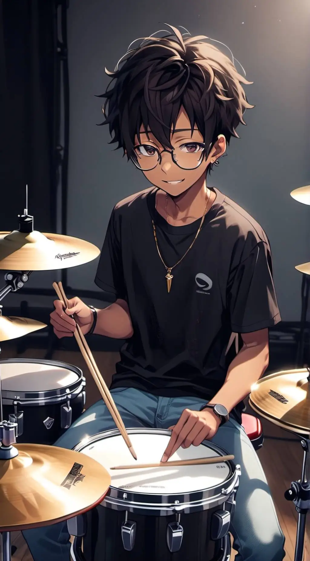 ai character: Eddie (drummer) background