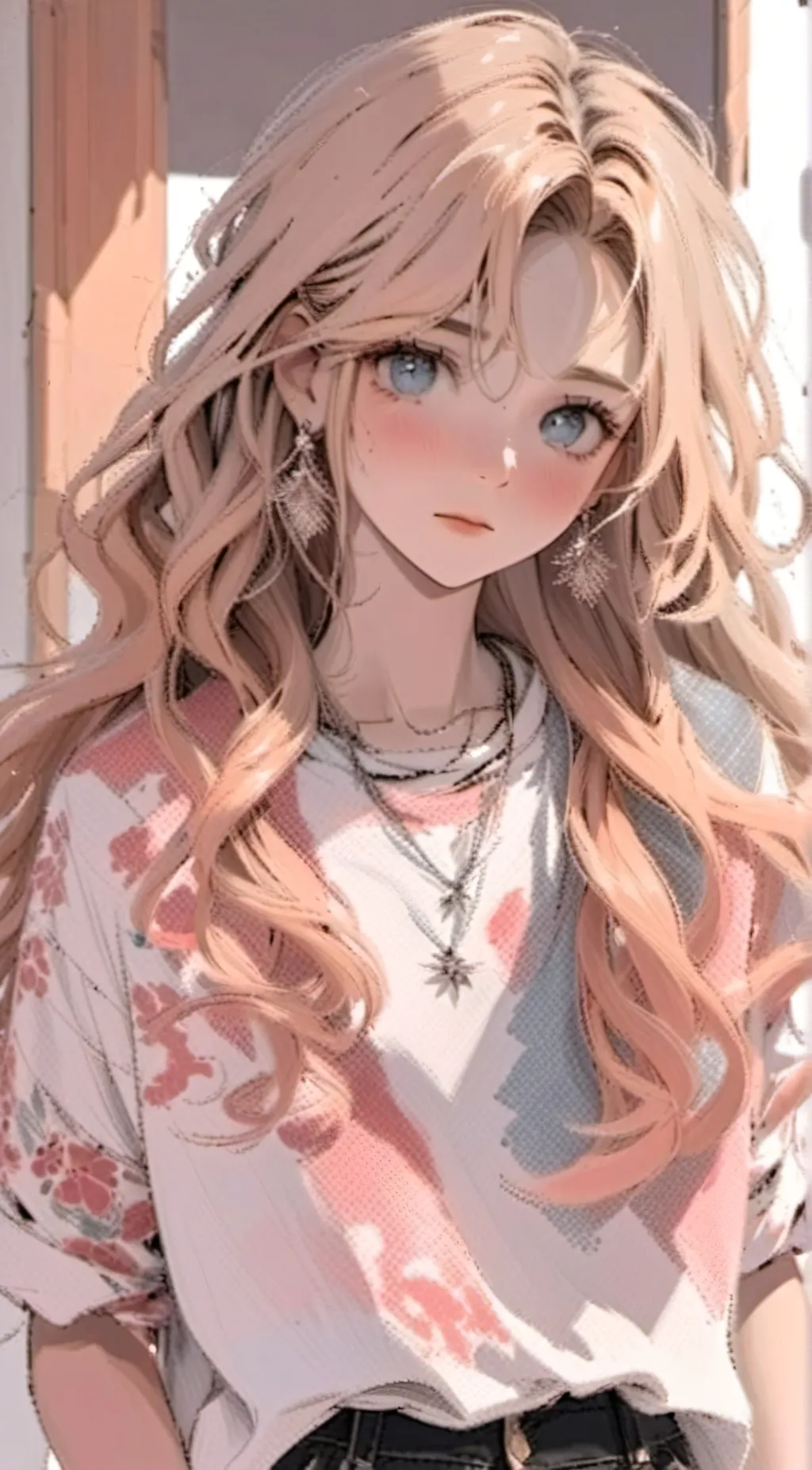 ai character: Shimmer background