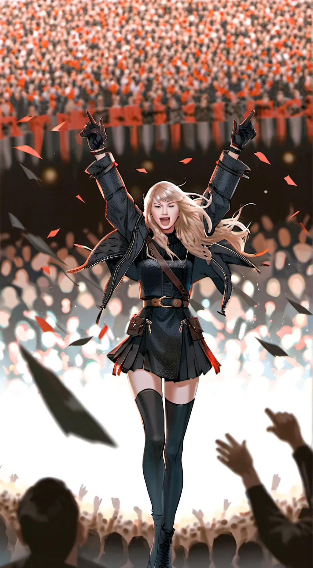 ai character: Crowd background